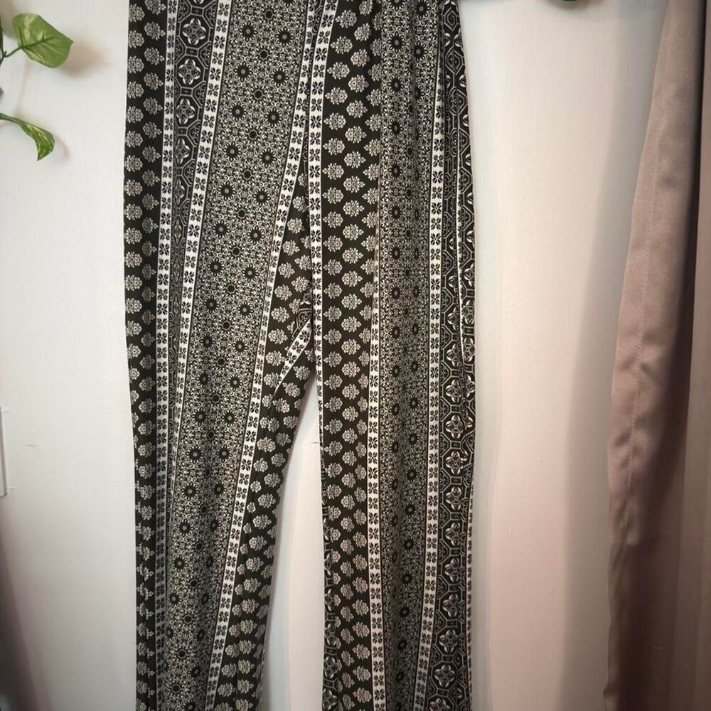 Bohemian Festival Banana-moon Women's Flare Leg Pants XL